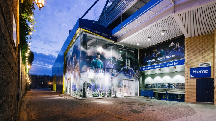 FC Chelsea Megastore  Retail concept with high appeal