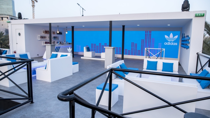 adidas House at SoleDXB / RedFest / JazzFest by LightBlue, Dubai UAE