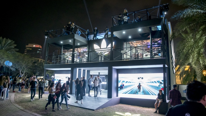 adidas House at SoleDXB / RedFest / JazzFest by LightBlue, Dubai UAE