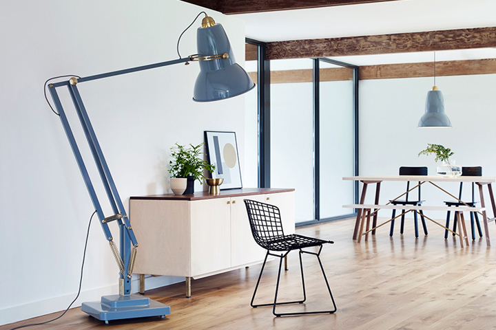 large anglepoise floor lamp