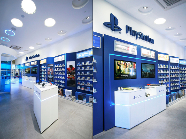 Sony PlayStation store by studio IMA, Sejong South Korea