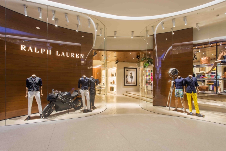 Entrance To Ralph Lauren Store in Singapore Shopping Mall