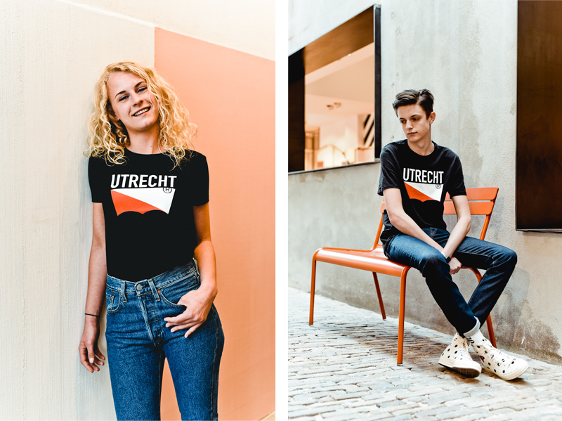 Kiwi Enten gesmolten Levi's® 'Utrecht' T-shirt box by frankagterberg/bca