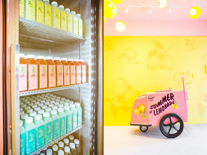 The Lemonade Stand pop-up store by 