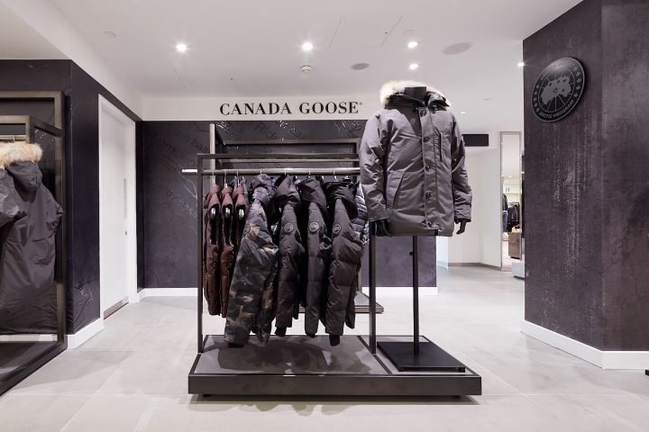 Canada Goose, flagship store retail design in London by Double Retail