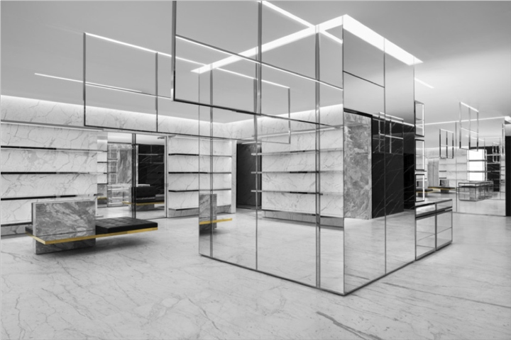Saint Laurent flagship store, Dubai – UAE » Retail Design Blog