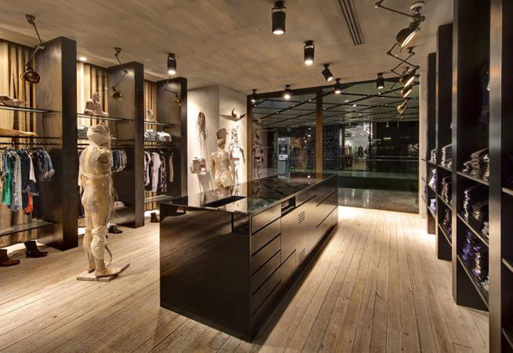 » Ksubi fashion store at Westfield by Akin Creative, Sydney
