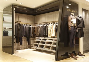 » Givenchy shop-in-shop at Hankyu Men’s store, Tokyo