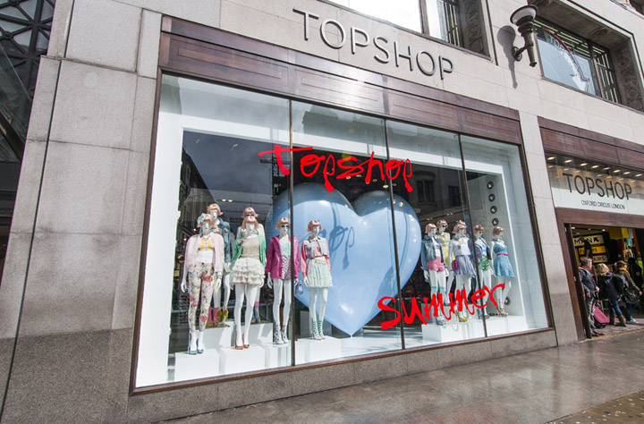   Topshop Summer windows  by CRM