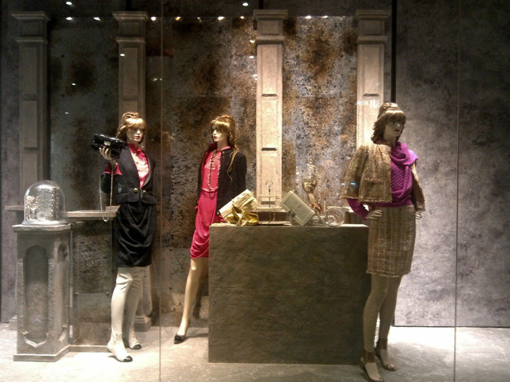 Chanel Paris-Bombay collection window display, Jakarta