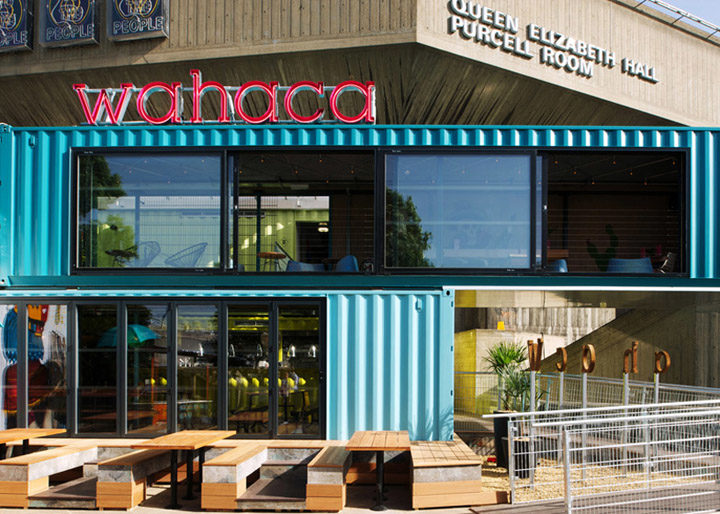 » Wahaca shipping container restaurant by Softroom, London