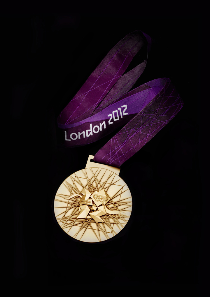(STRICTLY EMBARGOED UNTIL 27TH JULY 19:30 BST) London 2012 Olympic medals