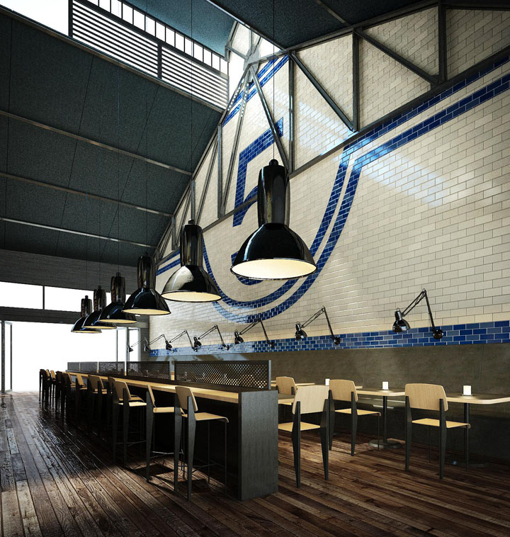 » Shed 5 restaurant by Loop Creative, Melbourne