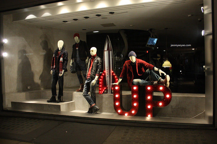 » Diesel windows at Bond Street, London