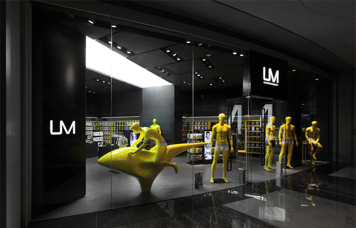 UM men's underwear store by AS Design, Shenzhen