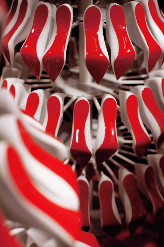 » Christian Louboutin’s Christmas tree display by StudioXAG