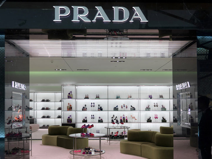 Prada store at Mall by Roberto Baciocchi, Dubai