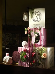 » Diptyque Rose Duet windows by Alexandre Roussard, Paris