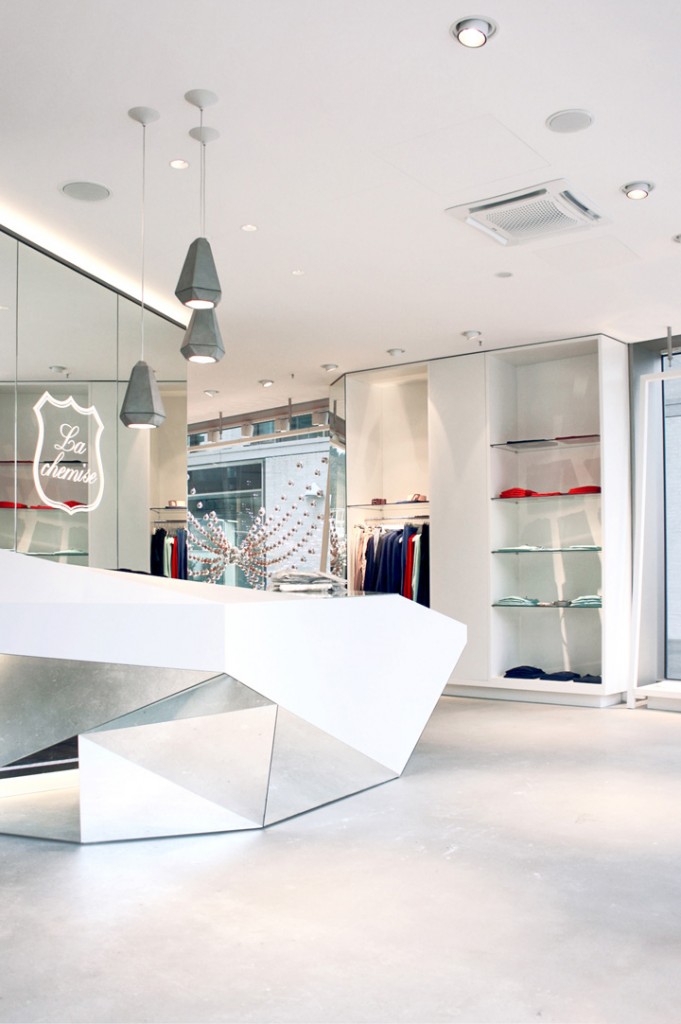» La chemise high end fashion boutique by saczi design, Stuttgart