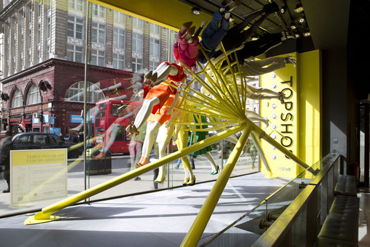 » TOPSHOP windows by NEON architects & studioXAG, London