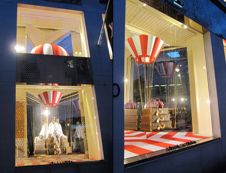 » Louis Vuitton windows at Bond Street by camouflage, London