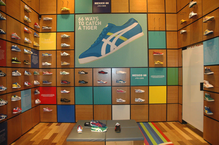 Onitsuka Tiger store design and brand activation campaign by