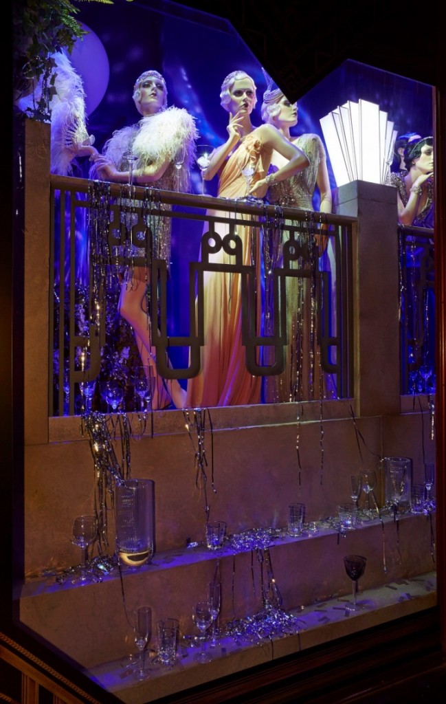 » The Great Gatsby windows at Harrods, London