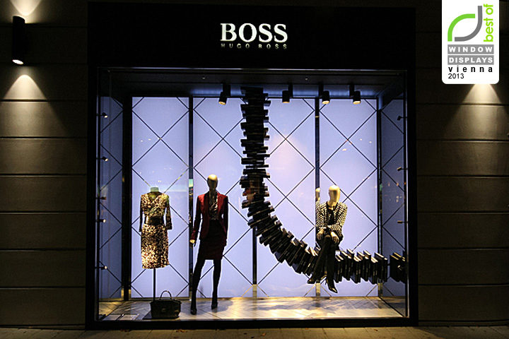 Hugo Boss windows 2013, Vienna – Austria