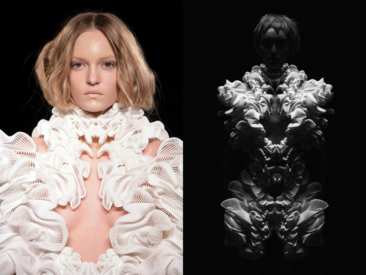 3D printed high-tech haute couture collection by Daniel Widrig & Iris ...