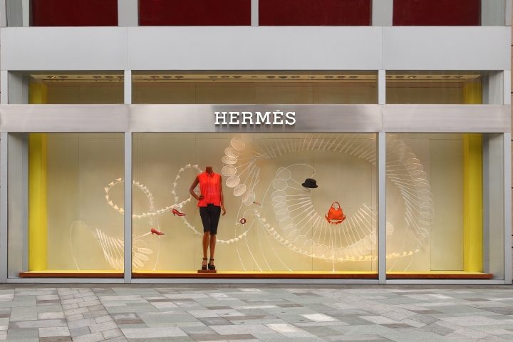 Hermès window display Winter 2013-2014 by Design Systems Ltd, China