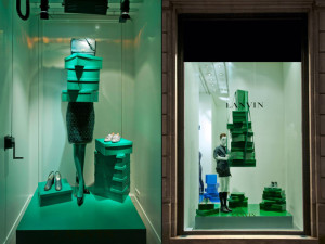 » LANVIN windows installations 2014 Spring, Paris