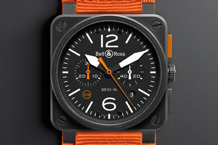 Bell Ross BR 03 94 CARBON ORANGE watch