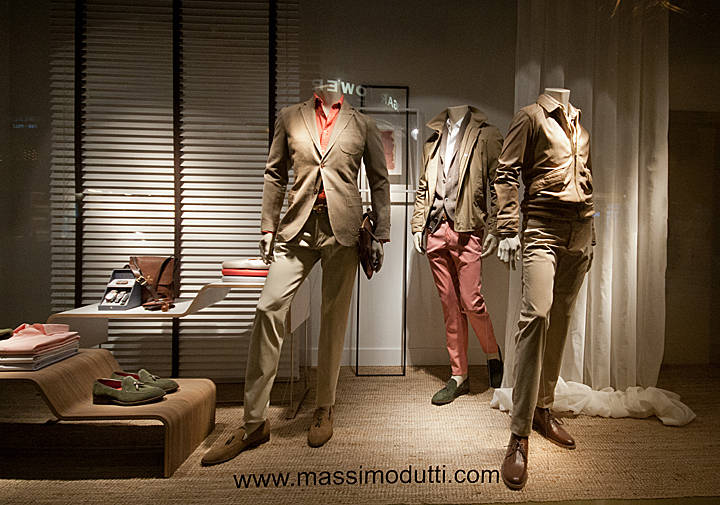 » Massimo Dutti windows 2014 Spring, Budapest