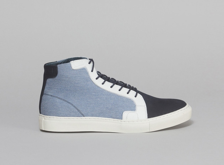» Light Blue Jean Sneakers by Piola