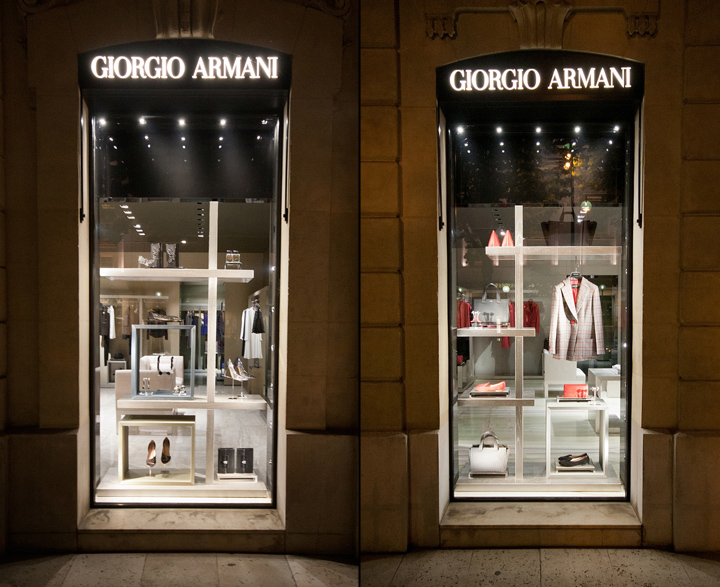 » Giorgio Armani windows 2014 Summer, Paris – France