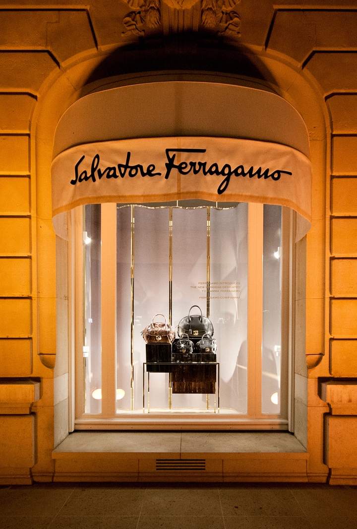 » Salvatore Ferragamo windows 2014 Summer, Paris – France