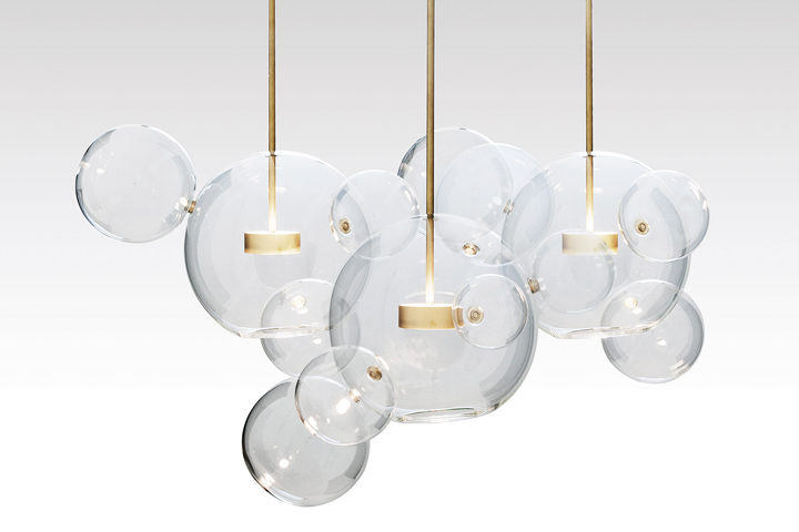 Hesje jury documentaire Bolle suspension lamp by Giopato & Coombes Design Office