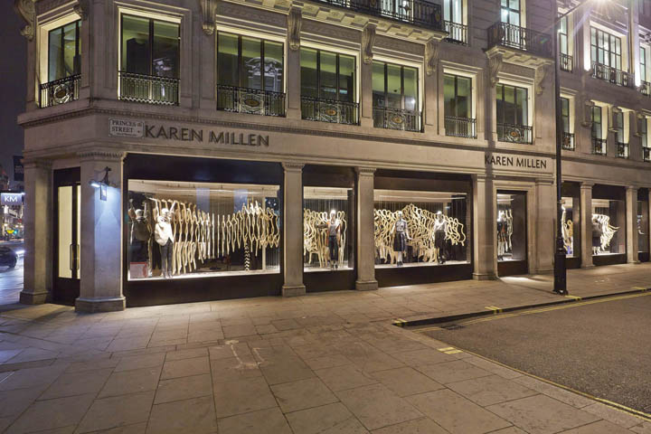 » KAREN MILLEN windows installation by StudioXAG, London – UK