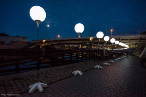 » The LICHTGRENZE / The Border of Lights installation by Christopher ...