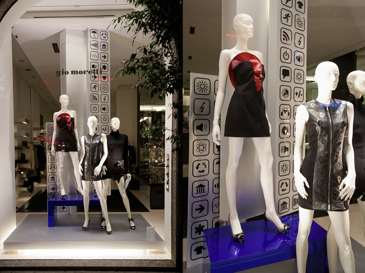 » GIO MORETTI Fashion Week windows 2014, Milan – Italy