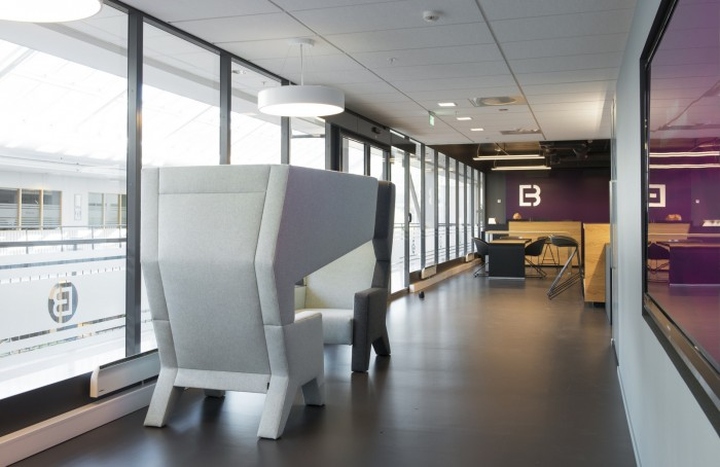 Trụ sở chính của công ty Truyền thông Nauy Eidsiva bredbånd AS Thiết kế bởi Asplan Viak