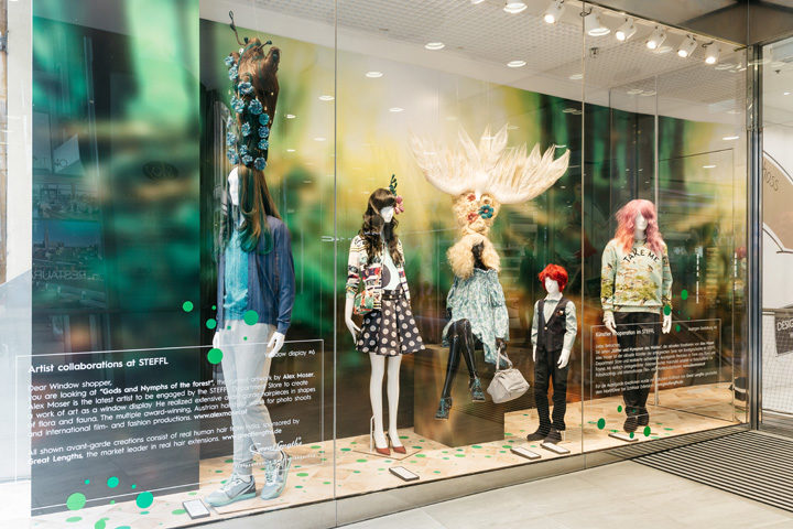Gods and Nymphs of the Forest” Windows by Alex Moser at STEFFL