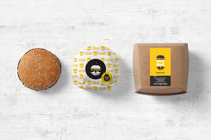 Download » Burger Nest Packaging & Brand Design by Sophia Georgopoulou | Design