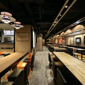 Yoshinoya Fast Food Restaurant by AS Design Service, Hong Kong