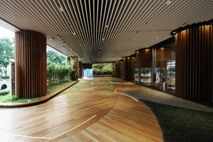 » Green Office Lobby by 4N design architects, Hong Kong