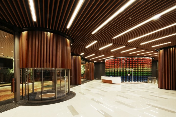 office lobby ceiling designs