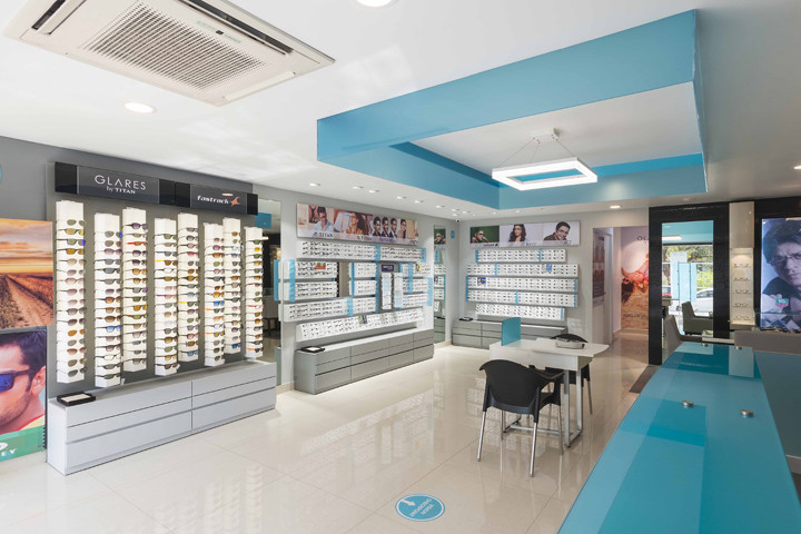 Titan store eyewear showroom