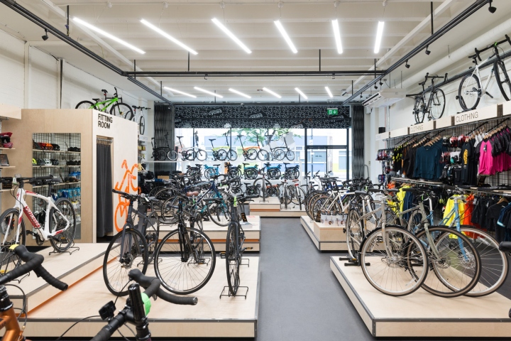 Bike shop design on sale