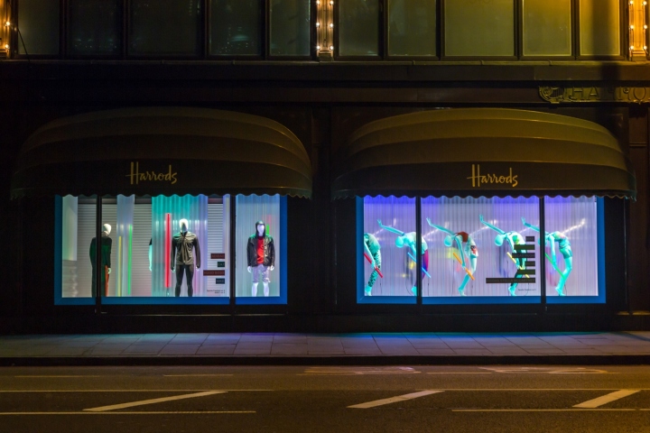 » Harrods Summer of Sport window installation by SFD, London – UK