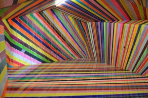 Inhabitable Painting” installation by Nick Gelpi, Detroit – Michigan